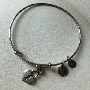 Alex and Ani heart lock bracelet